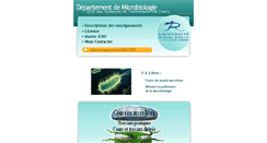 Desktop Screenshot of microbiologie.univ-tours.fr