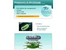 Tablet Screenshot of microbiologie.univ-tours.fr