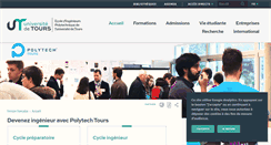 Desktop Screenshot of polytech.univ-tours.fr