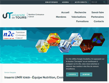 Tablet Screenshot of n2c.univ-tours.fr