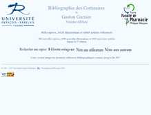 Tablet Screenshot of cortinarius.pharma.univ-tours.fr