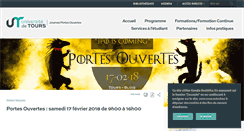 Desktop Screenshot of jpo.univ-tours.fr