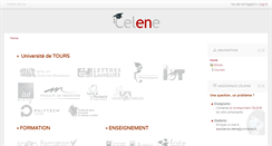 Desktop Screenshot of celene.univ-tours.fr