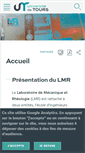 Mobile Screenshot of lmr.univ-tours.fr