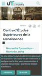 Mobile Screenshot of cesr.univ-tours.fr